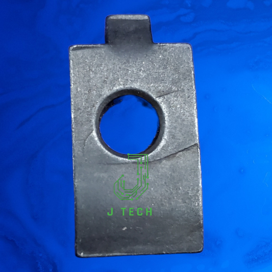 Knife block presser foot